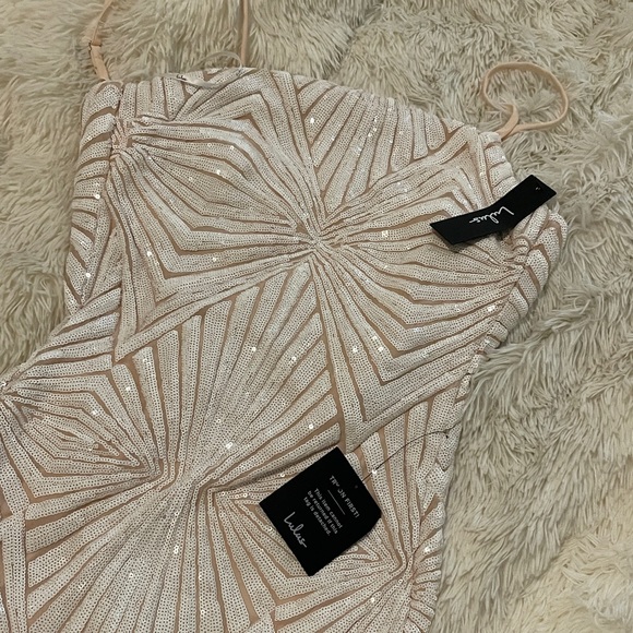 New white and nude sequin bodycon dress - Picture 6 of 6